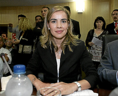 La ex alcaldesa de Pinto, Miriam Rabaneda, en una imagen de archivo. | Diego Sinova.