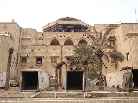 Palacete en la Zona Verde de la capital iraqu. | Mnica G. Prieto
