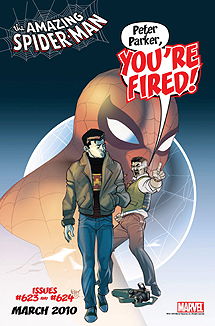 Peter Parker, en la portada de su despido. | Efe
