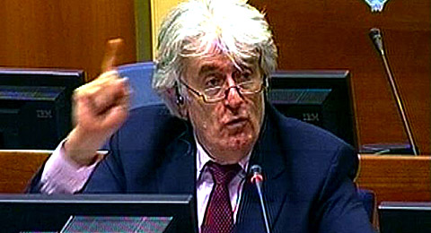 Radovan Karadzic, ante el tribunal de La Haya. | Afp