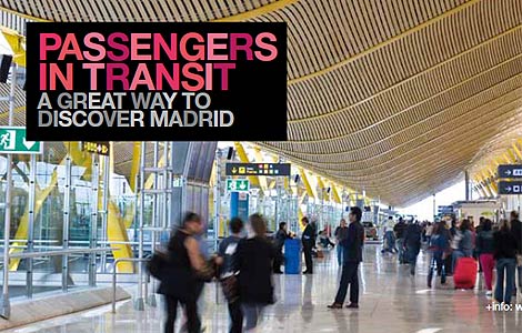 Imagen del folleto promocional del programa "Passengers in transit"