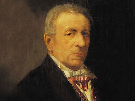 ngel de Saavedra, duque de Rivas, en el retrato que cuelga del Ateneo de Madrid.