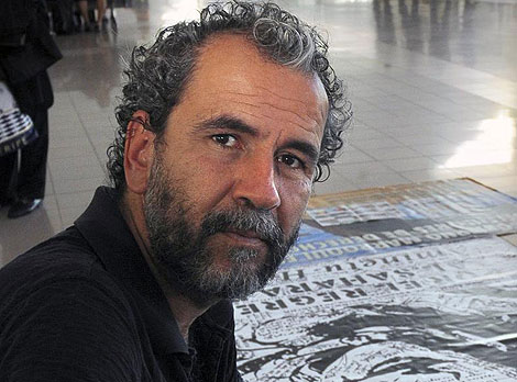El actor Willy Toledo, en una concentracin en apoyo de Haidar. | Javier Fuentes