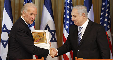 Biden y Netanyahu, este mircoles. | AP