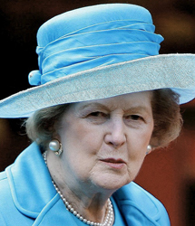 La ex primer ministro britnica Margater Thatcher. | Reuters