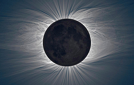 Imagen del eclipse solar captada desde las Islas Marshall (Angola) | SWNS