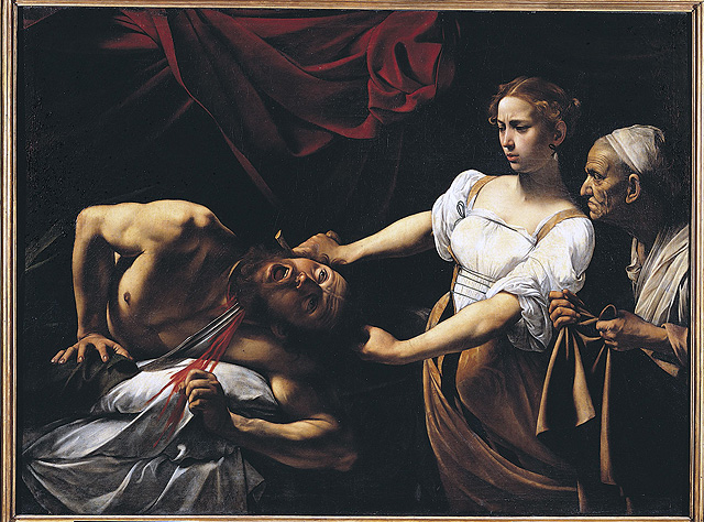 'Judith corta la cabeza a Holofernes', una de las obras de Caravaggio de la exposicin de Roma. | Efe