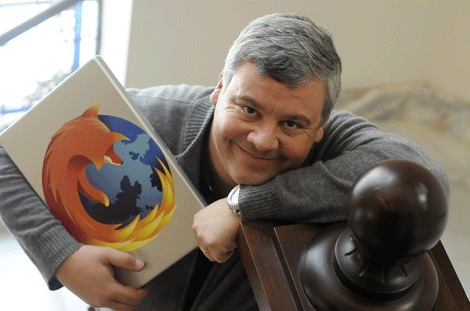 El presidente de Mozilla Europa, Tristan Nitot. | N. Alcal