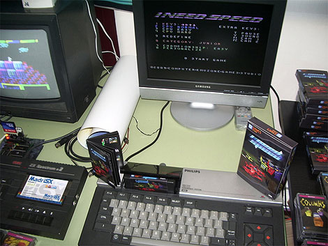 Un equipo informático expuesto en Retro Madrid.