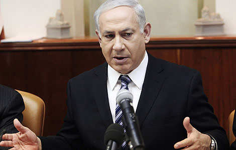 Netanyahu, durante una reunión de urgencia para debatir la crisis con EEUU. | Reuters