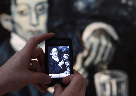 'El bebedor de absenta', de Picasso, en Christie's. | Reuters