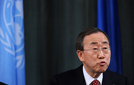 Ban Ki-moon, en Mosc. | Afp