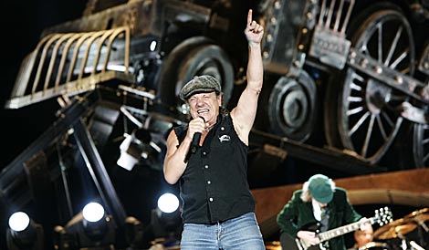 Brian Johnson, cantante de AC/DC. | El Mundo