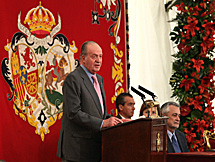 El Rey durante su discurso. | Conchitina