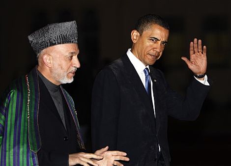 Obama, junto a Karzai. | Reuters