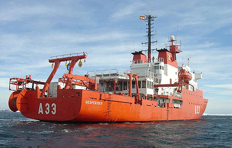 Los investigadores españoles viajarán en el buque Hespérides. | CSIC