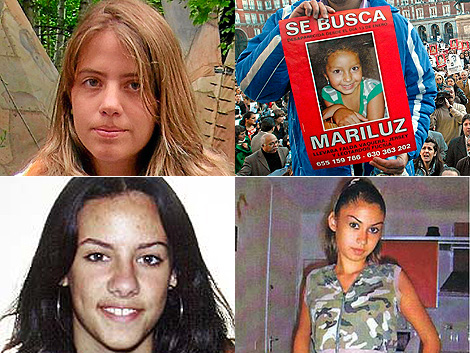 Marta del Castillo, Mariluz Corts, Sonia Carabantes y Fernanda Fabiola Urza.