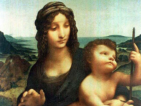 'La virgen de la rueca', el cuadro de Da Vinci robado.