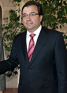 Guillermo Fernndez Vara, presidente de Extremadura. | Efe