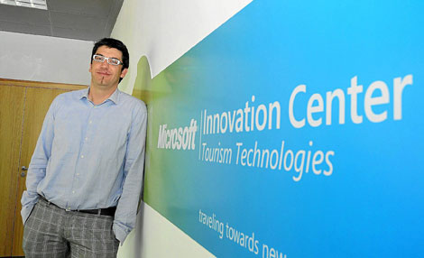 Peio Oiz, gerente del centro de Innovacin Microsoft. | Alberto Vera