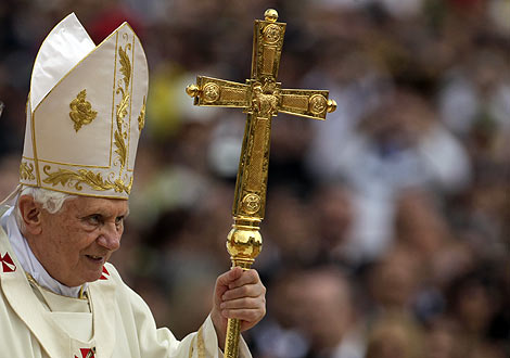 Benedicto XVI, durante la misa celebrada en Malta. | Ap