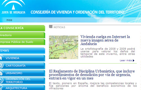 Portal de Vivienda de la Junta de Andalucía. | ELMUNDO.es