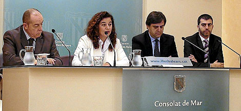 La consellera dInnovaci, Interior i Justcia durante la presentacin.