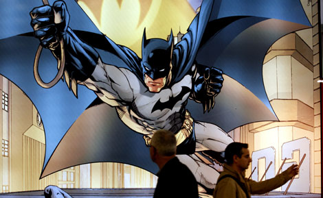 Batman, un clsico, sobrevuela los pasillos. | Antonio Moreno