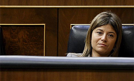 Bibiana Aído, ministra de Igualdad, en el Congreso de los Diputados. (Foto: Efe)