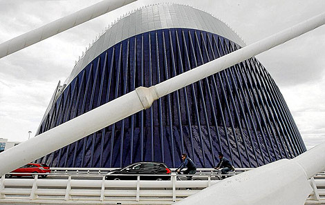 El gora, la ltima creacin de Calatrava en la Ciudad de las Artes. | B. Pajares