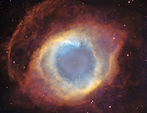 La Hélice, una nebulosa bipolar vista por su eje.| NASA, ESA, HST, O’Dell et al.