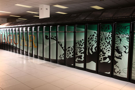 El superordenador 'Jaguar'. | National Center for Computational Sciences