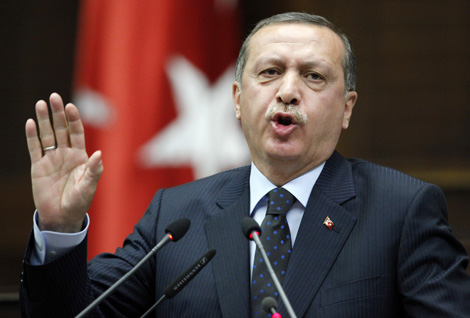 Tayyip Erdogan se dirige al Parlamento turco. | Reuters