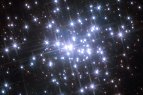 El ncleo del racimo de estrellas en formacin.| NASA/ESA
