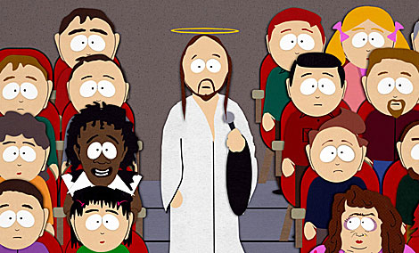 Jesucristo, caracterizado para la serie 'South Park'. (Foto: Comedy Central)