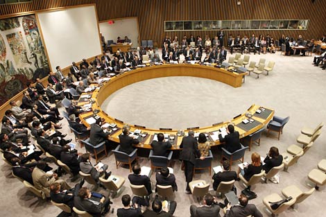 El Consejo de Seguridad durante su reunin en la sede de la ONU, en Nueva York. | Reuters