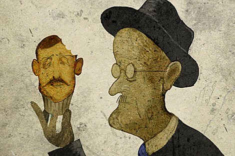 James Joyce y Marcel Proust. | Luis Parejo