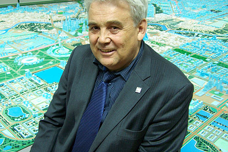 Amanzhol Chikanaev, director del desarrollo urbanstico de Astana. | A. Figueras