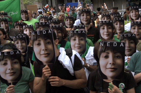 Imagen del documental 'For Neda', dedicado a la estudiante muerta. | AP