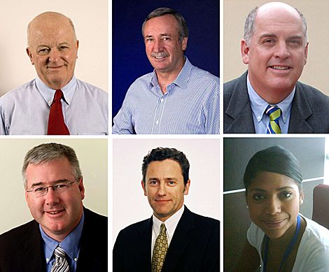 Los seis ejecutivos de la empresa Talbot Group Holdings desaparecidos. | Afp