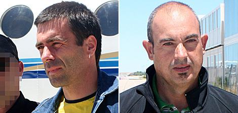 Juan Fernndez de Iradi, 'Susper', y Balbino Saenz Olarra, 'Ermilo'. | DGP