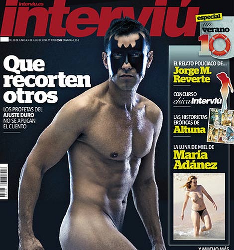 Jesús Vázquez, primer hombre en posar desnudo en 'Interviú' | Gentes! |  