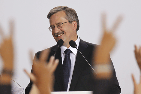 El presidente de la Polonia, Bronislaw Komorowski. | Reuters