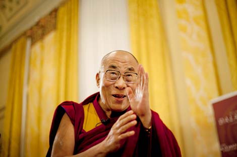 El Dalai Lama en Copenhague, Dinamarca. | Efe