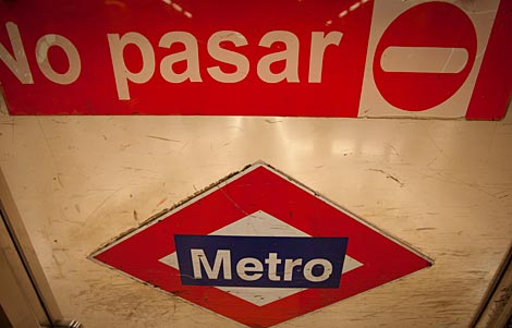 Una foto realizada durante la ltima huelga de Metro.| Roberto Cardenas