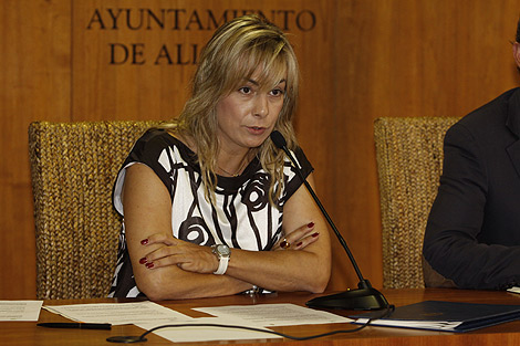 La alcaldesa de Alicante, Sonia Castedo. | Roberto Prez