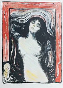 El grabado de Munch subastado. | Bonhams
