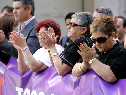 Marta Prez, la segunda por la derecha en la imagen. | Rosa Gonzlez