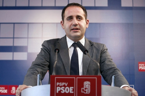 El secretario general del PSPV, Jorge Alarte. | Foto: Benito Pajares