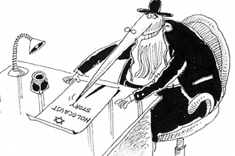 Una de las caricaturas de la web www.holocartoon.com.